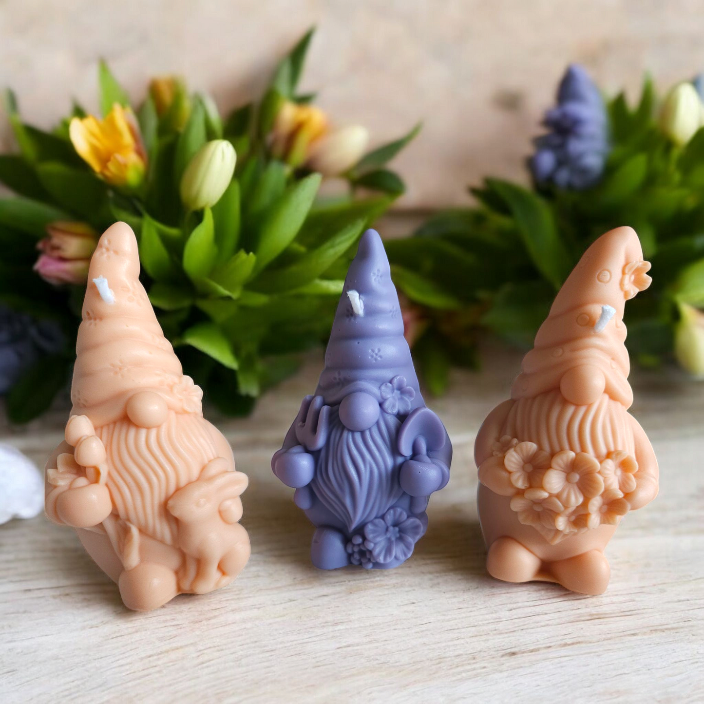 Spring Gnomes/Spring Gonks/Summer4/Handmade Scented Soy Candle