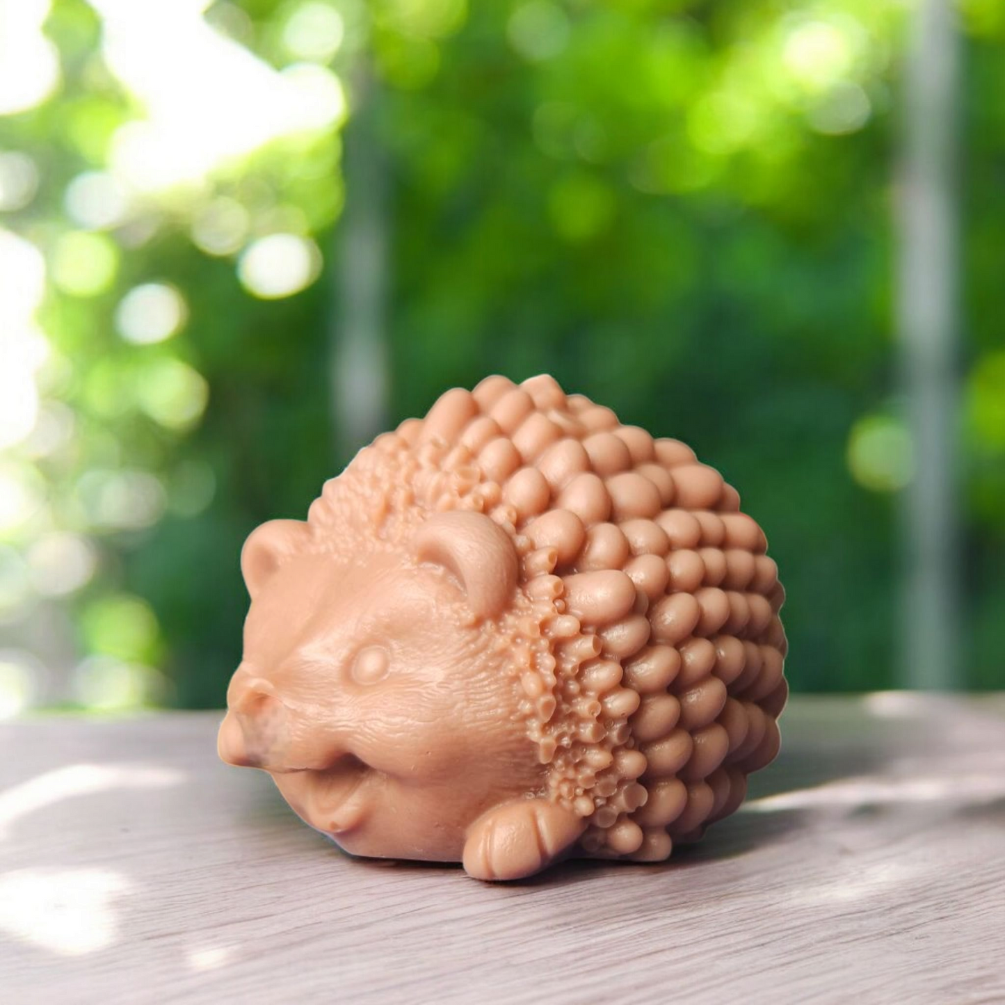 Adorable Hedgehog Candle/ Scented Handmade Soy Candle