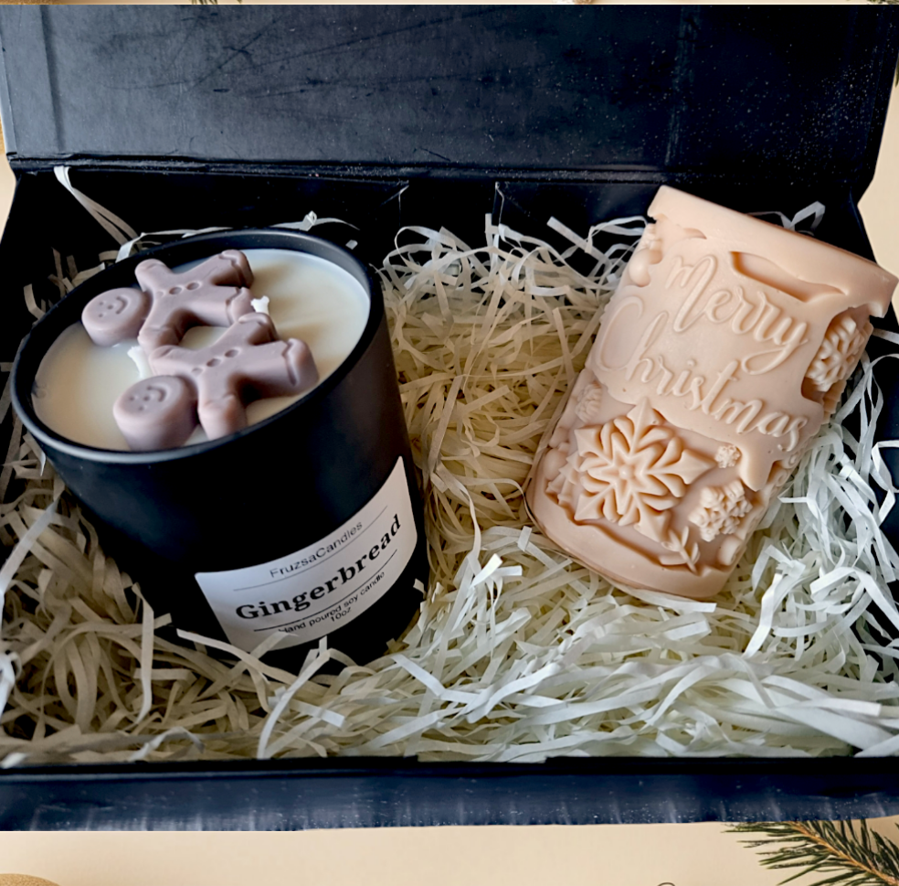 Christmas Candles Gift Box