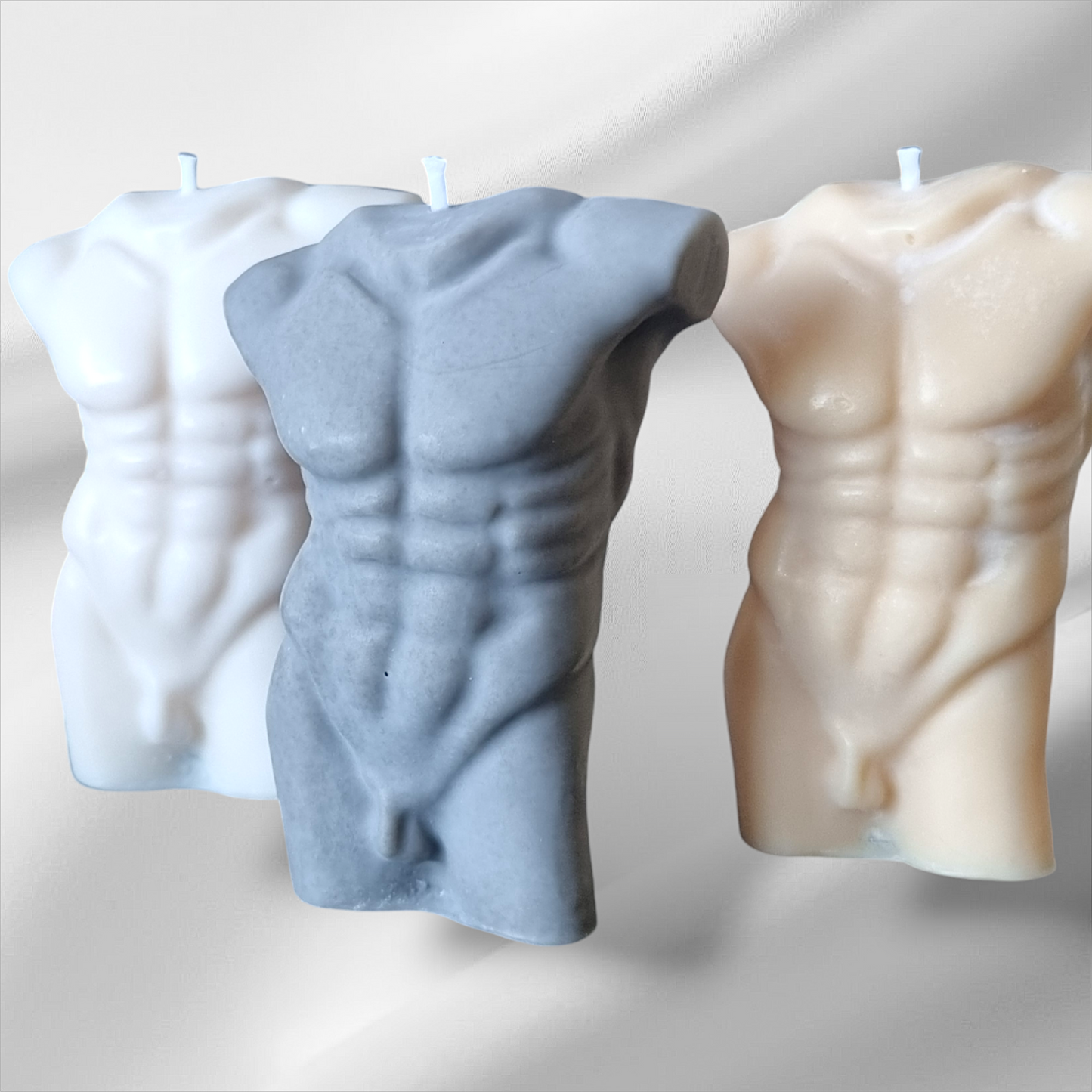 Male Body Torso Candle/Naked Candle