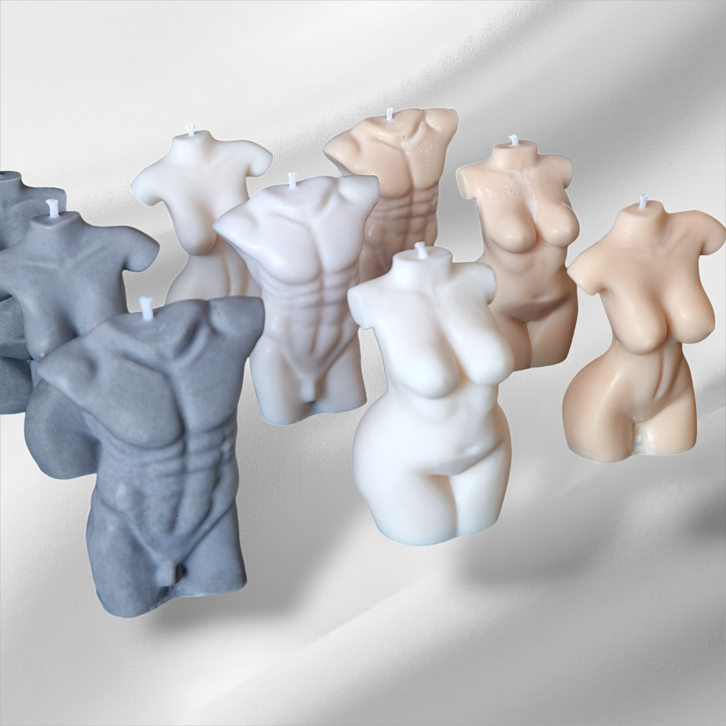 Male Body Torso Candle/Naked Candle