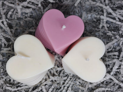 Heart Shaped Candle/Romantic Candle/ Handmade Soy Candle