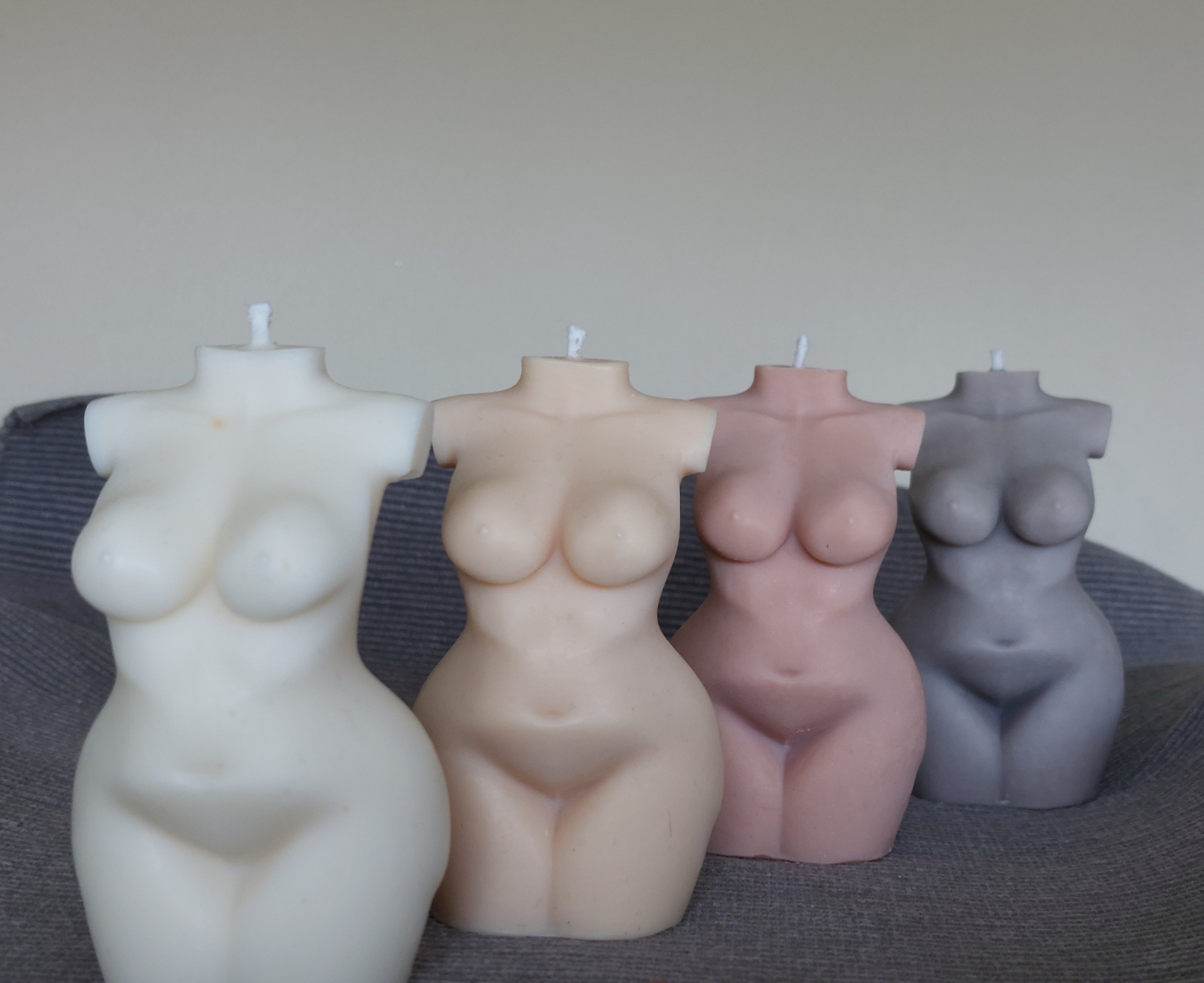Curvy Lady Candle/Body Candle/Handmade Soy Candle
