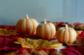 Halloween Pumpkins Set of 3/Scented Handmade Soy Candles