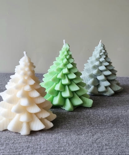 Christmas tree candle/ Pine tree candle/ Winter Candle
