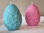 Decorated Scented Easter Eggs/Spring Candles/ Handcrafted Soy Candles