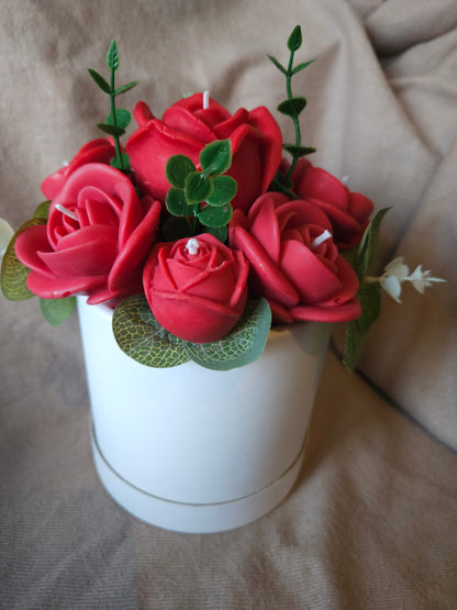 Roses Candle or Wax Melts Bouquet