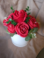 Roses Candle or Wax Melts Bouquet