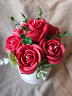 Roses Candle or Wax Melts Bouquet