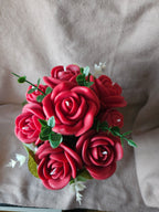 Roses Candle or Wax Melts Bouquet