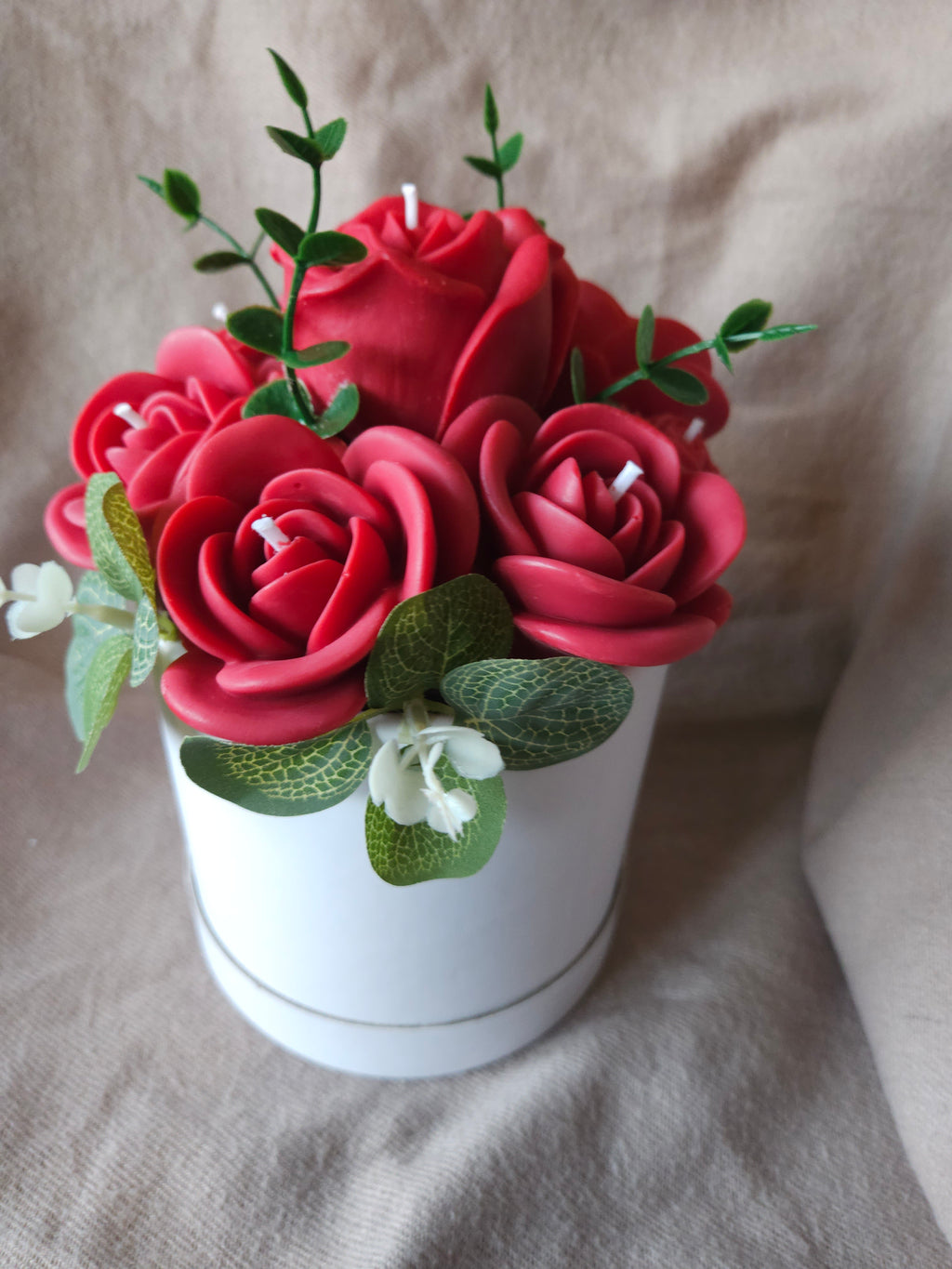 Roses Candle or Wax Melts Bouquet