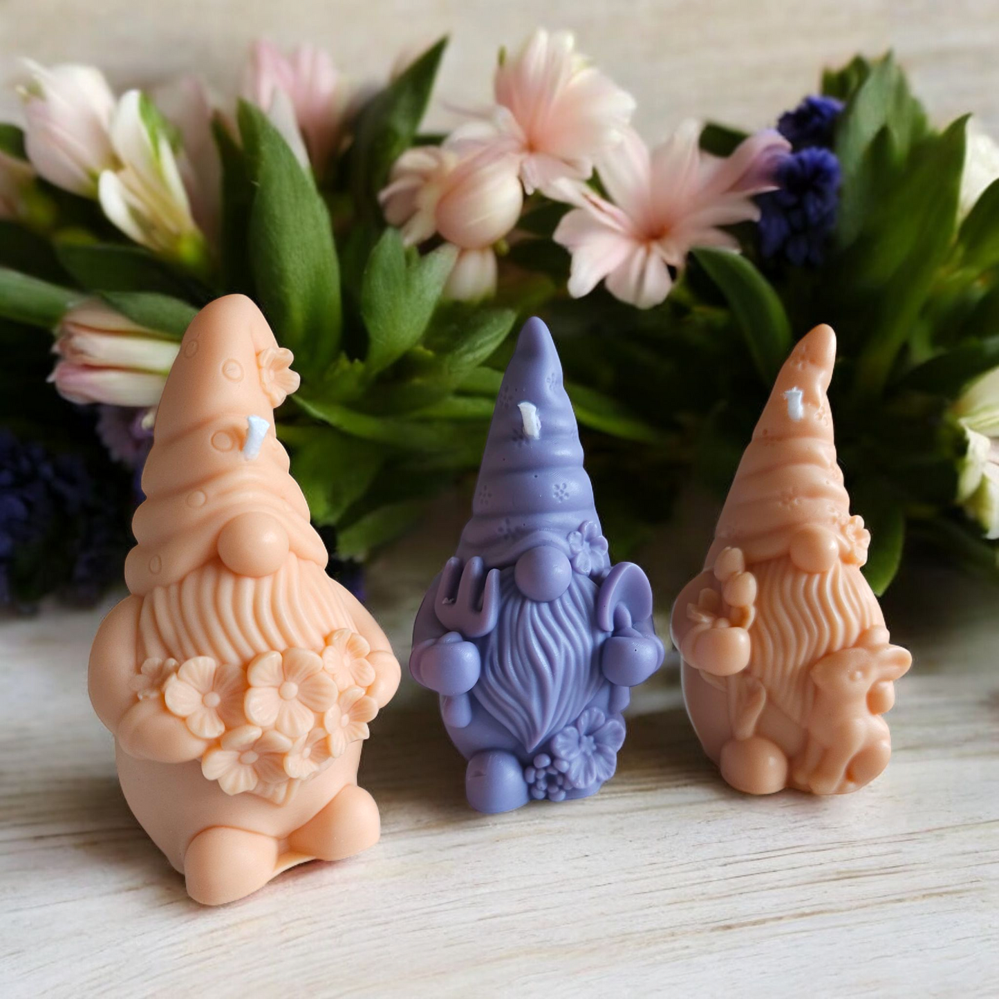 Spring Gnomes/Spring Gonks/Summer4/Handmade Scented Soy Candle