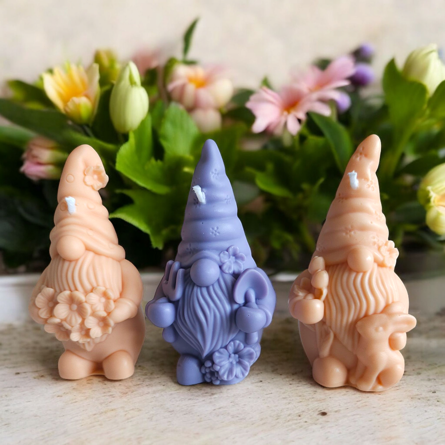 Spring Gnomes/Spring Gonks/Summer4/Handmade Scented Soy Candle
