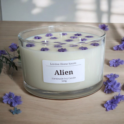 Giant Alien Scented  Candle / Perfume Inspired handmade soy candle/500g