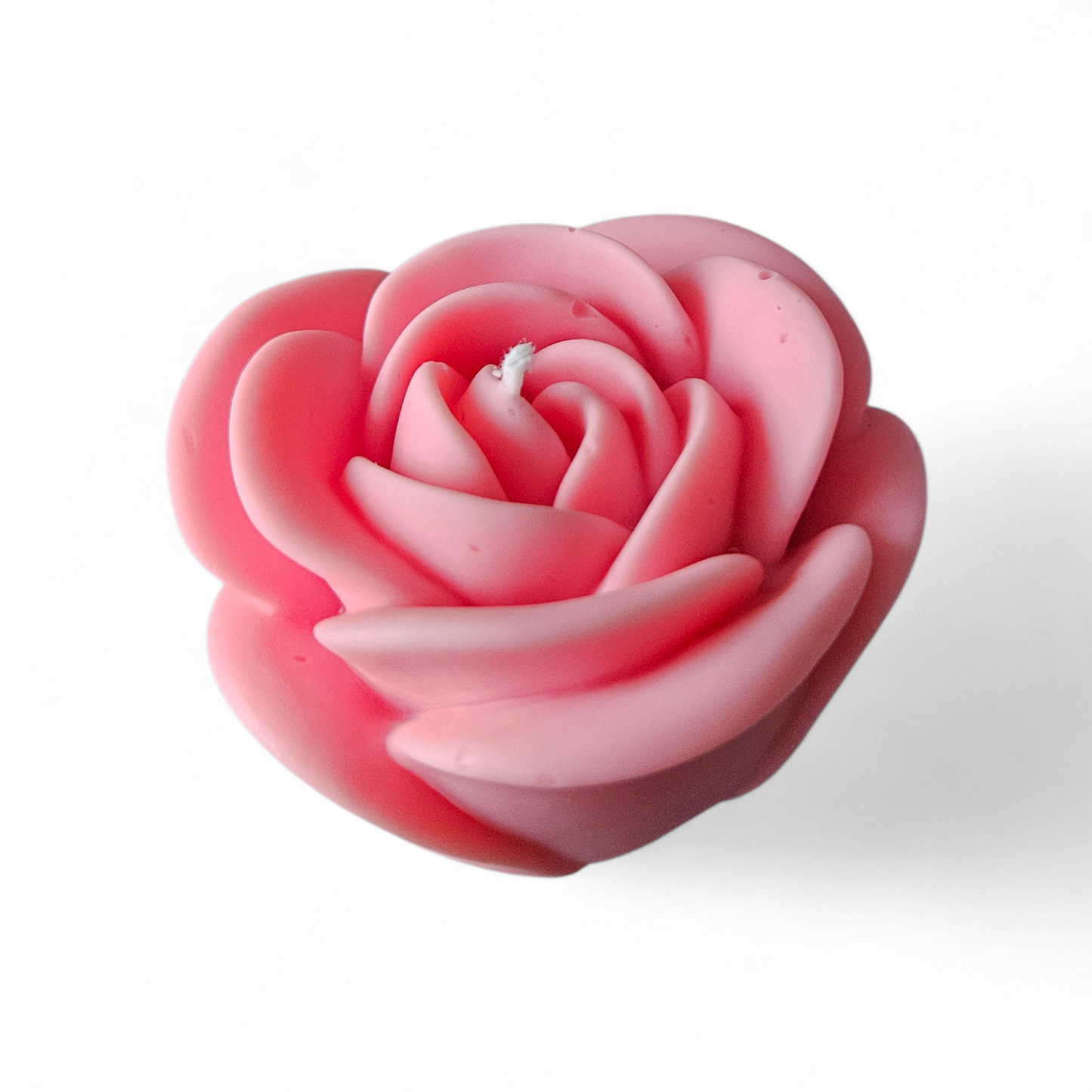 Rose Shaped Soy Wax Candle – Scented Decorative Flower Candle – Handmade Gift – Choose Colour+Scent