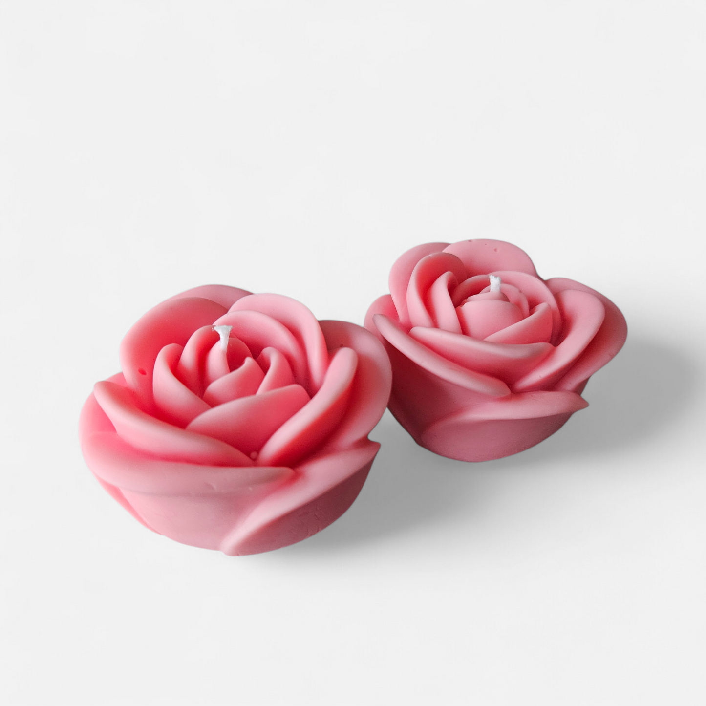 Rose Shaped Soy Wax Candle – Scented Decorative Flower Candle – Handmade Gift – Choose Colour+Scent