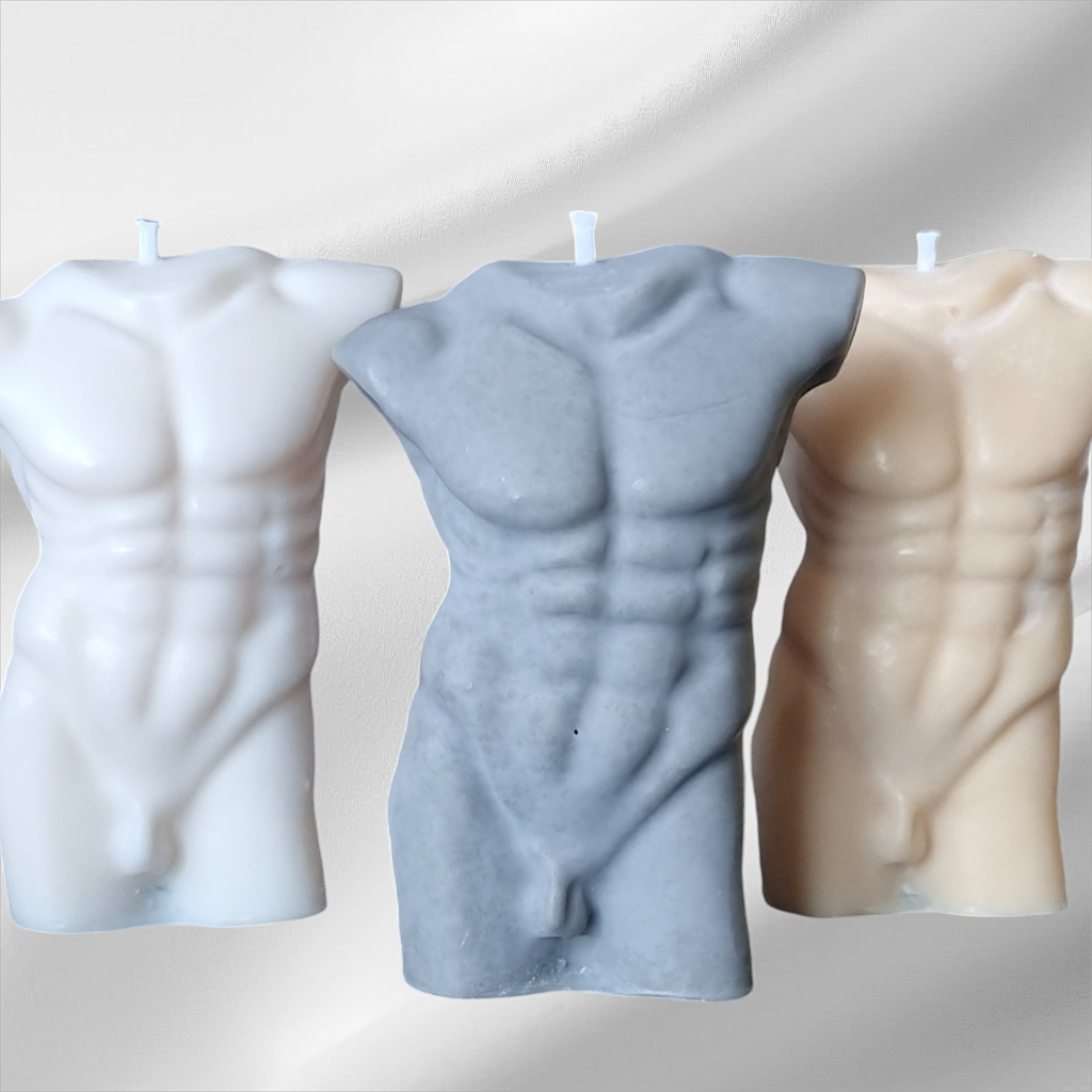 Male Body Torso Candle/Naked Candle