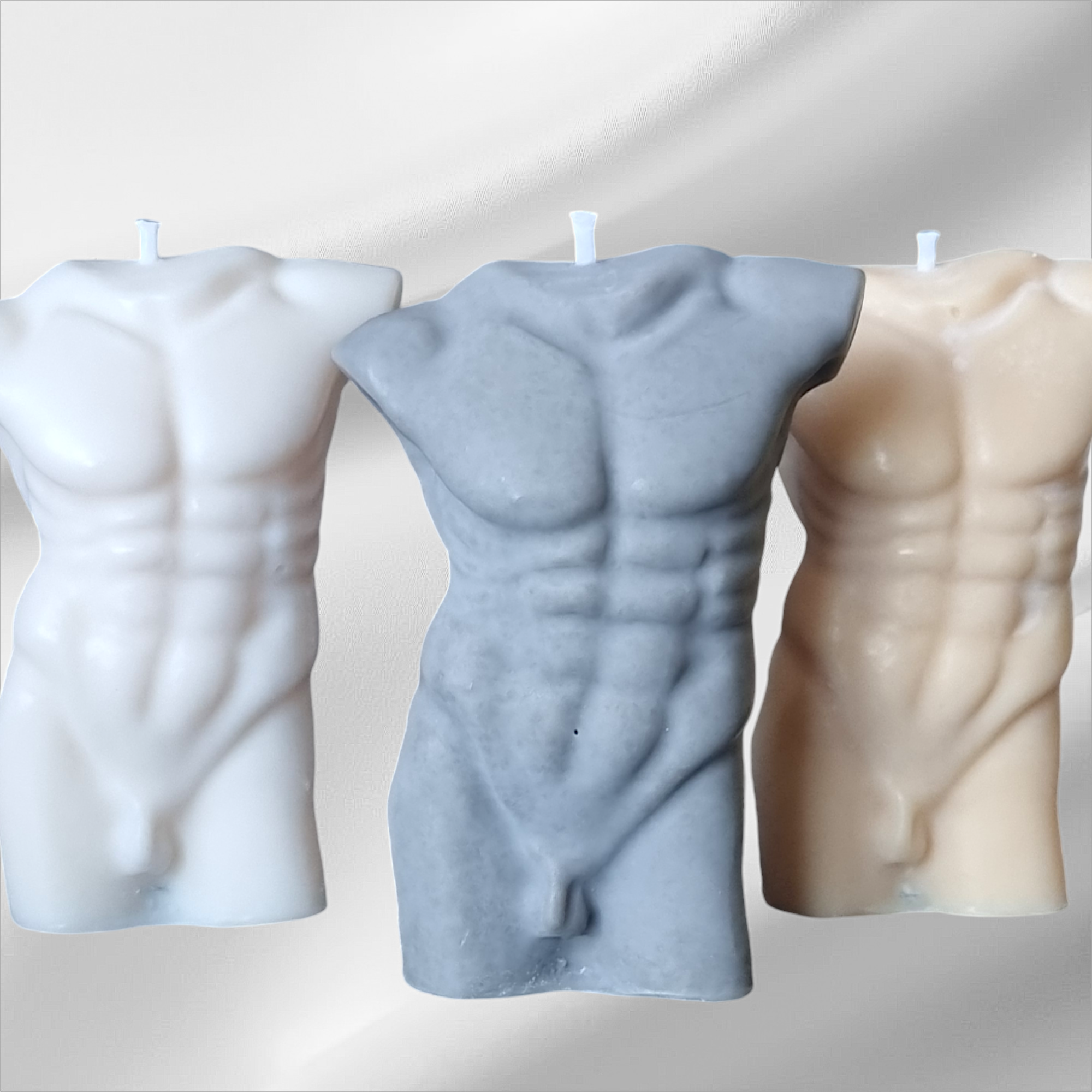 Male Body Torso Candle/Naked Candle