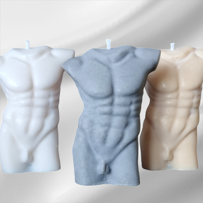 Male Body Torso Candle/Naked Candle