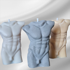 Male Body Torso Candle/Naked Candle