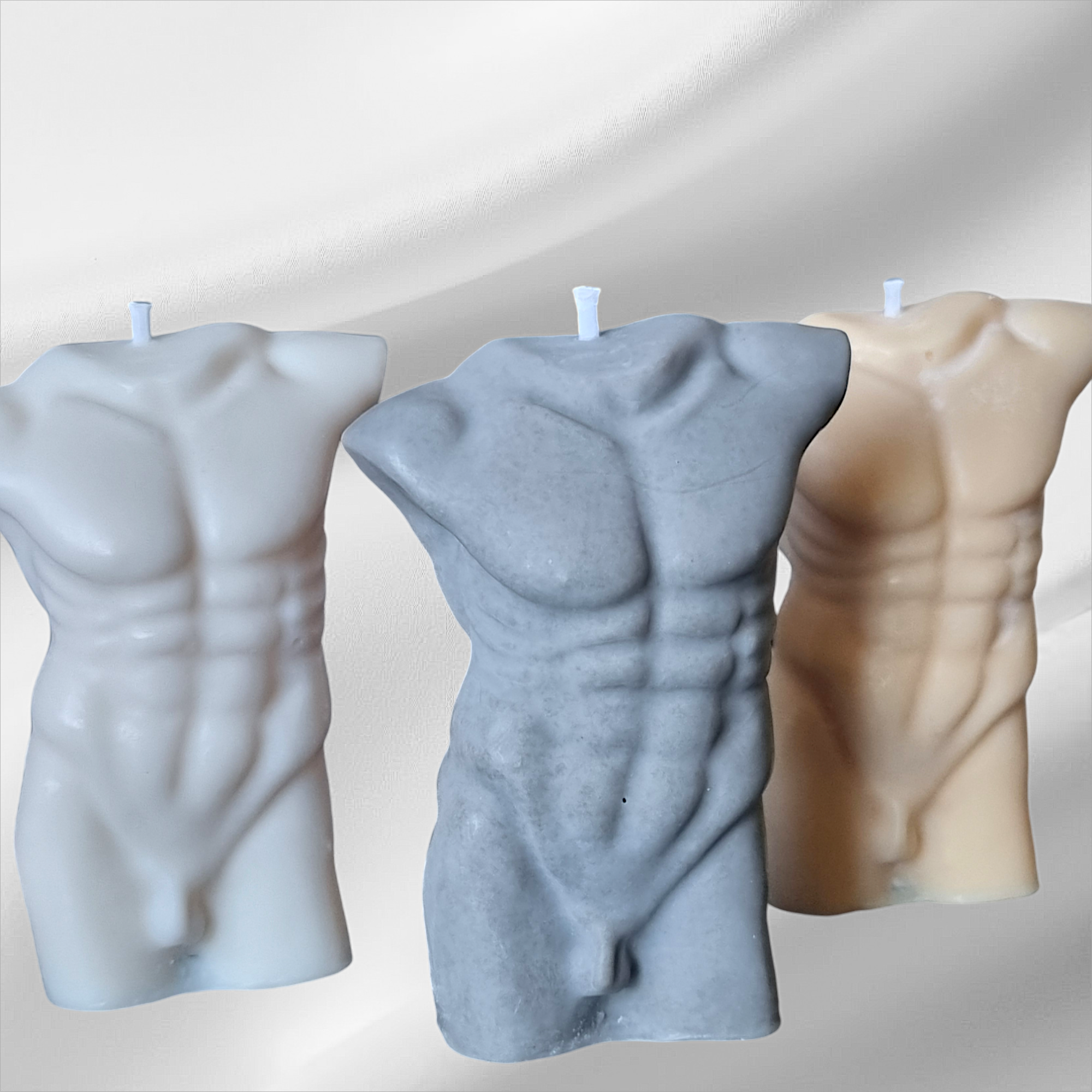 Male Body Torso Candle/Naked Candle