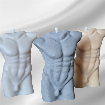Male Body Torso Candle/Naked Candle