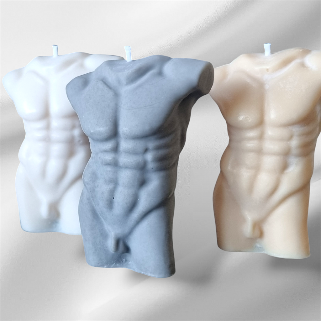 Male Body Torso Candle/Naked Candle