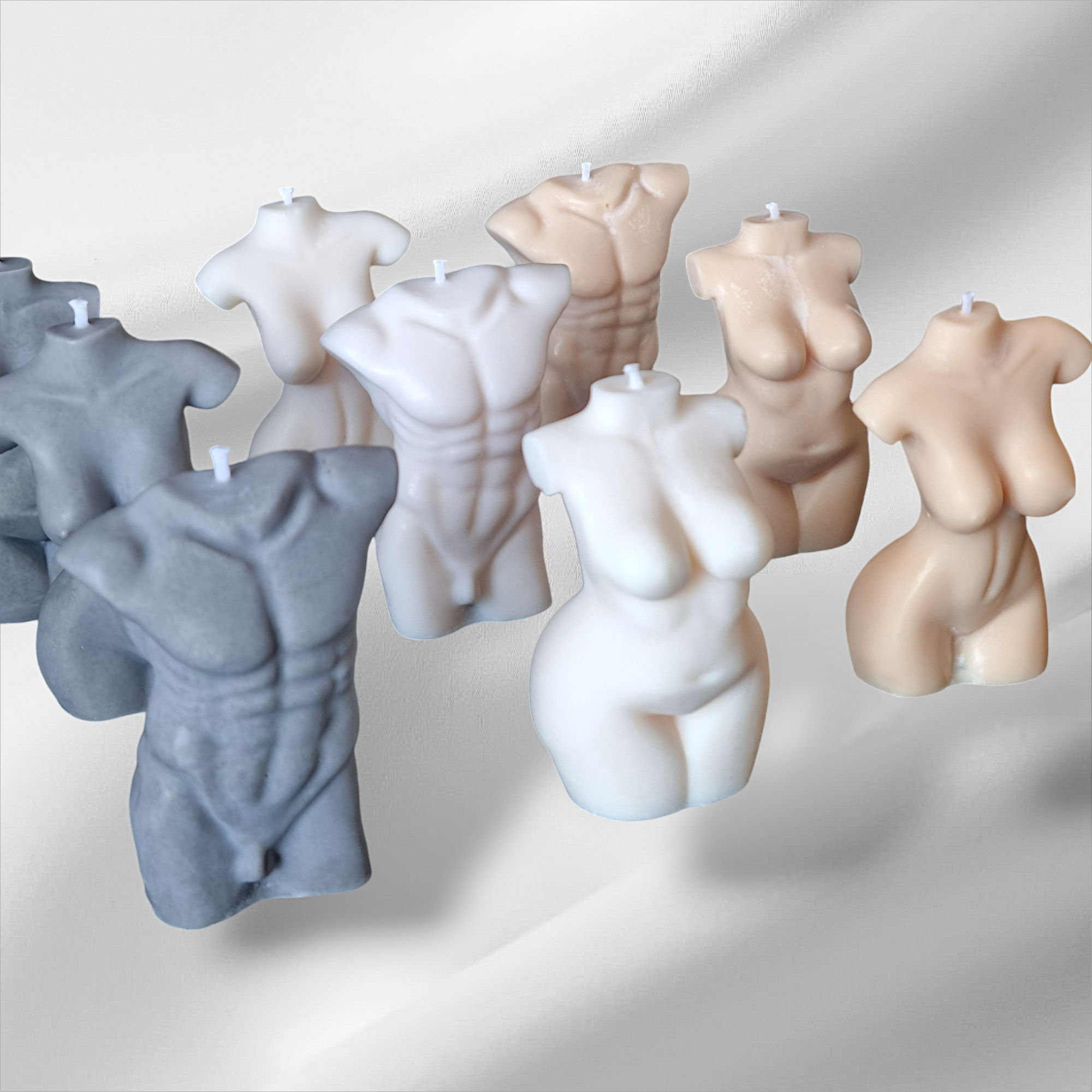 Male Body Torso Candle/Naked Candle