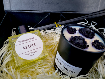 Handmade Home Fragrance Gift Box/ 1 Container Candle & 1 Reed Diffuser/ Choose Your Scent