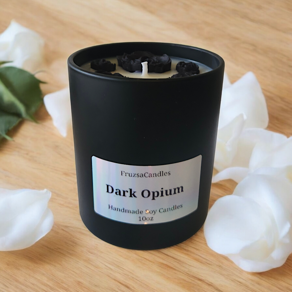Luxury Black Opium Scented Candle/Perfume Candle/Two wick Candle/Soy Candle