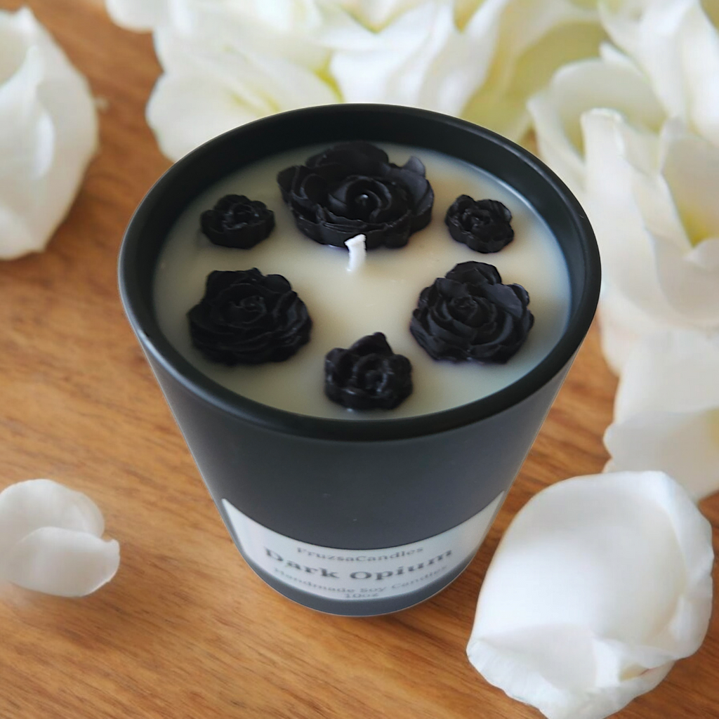 Dark Opium Scented Handmade Soy Candle 10oz/ Highly Scented candle