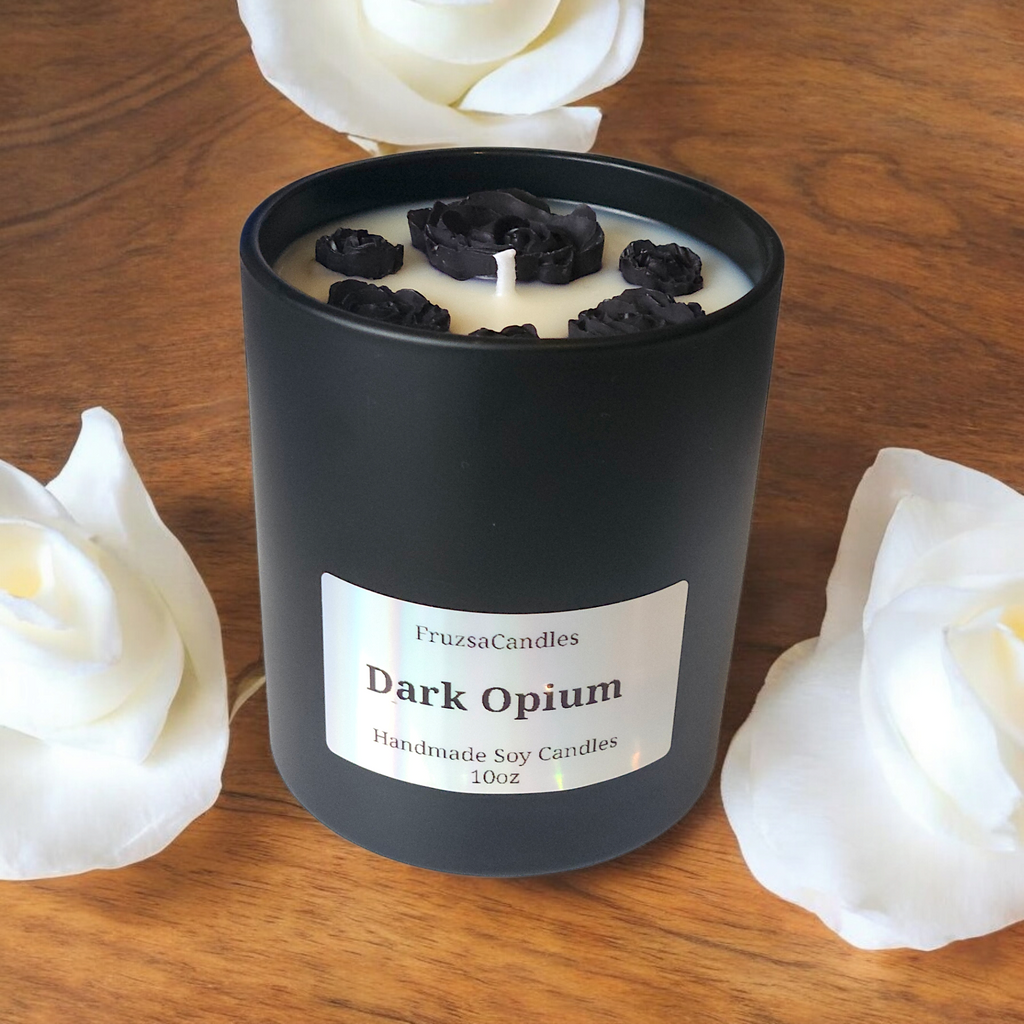 Luxury Black Opium Scented Candle/Perfume Candle/Two wick Candle/Soy Candle