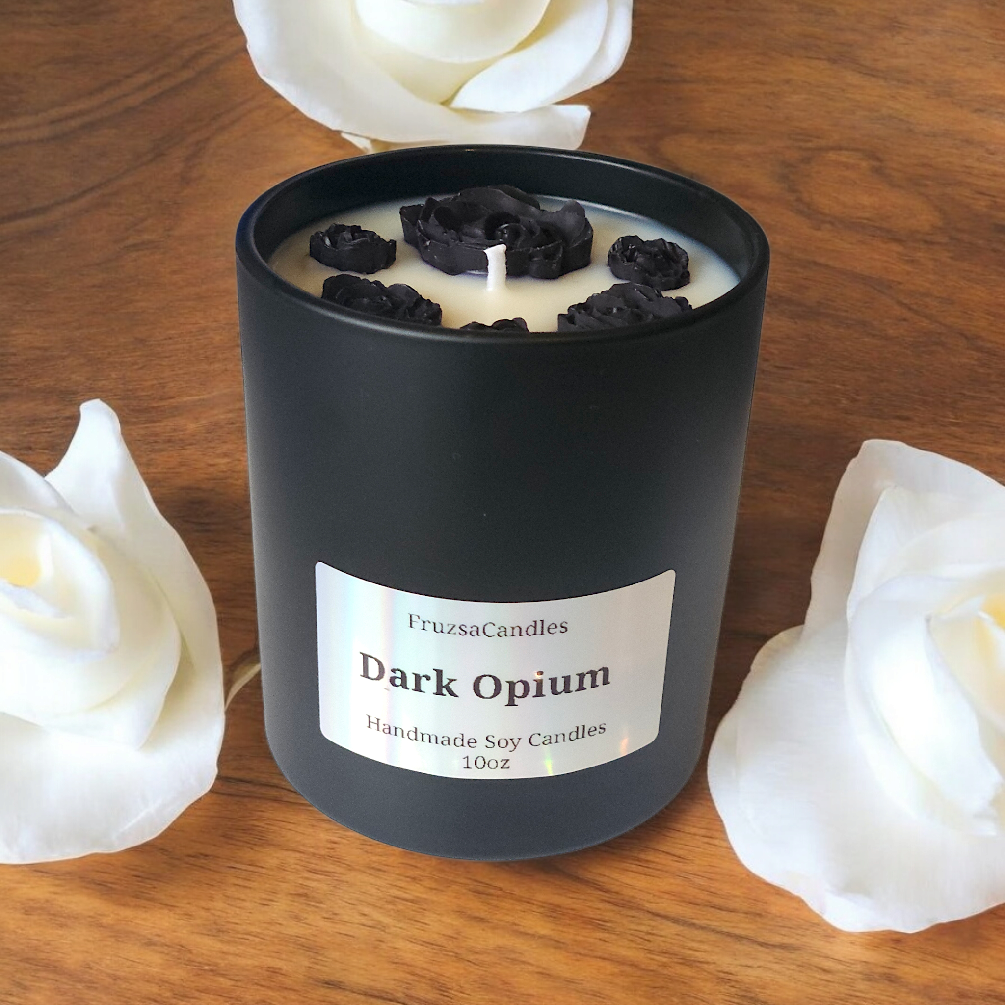 Dark Opium Scented Handmade Soy Candle 10oz/ Highly Scented candle