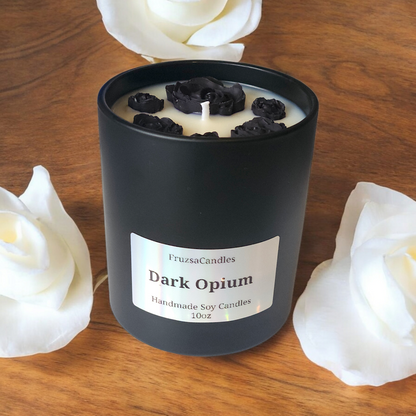Dark Opium Scented Handmade Soy Candle 10oz/ Highly Scented candle