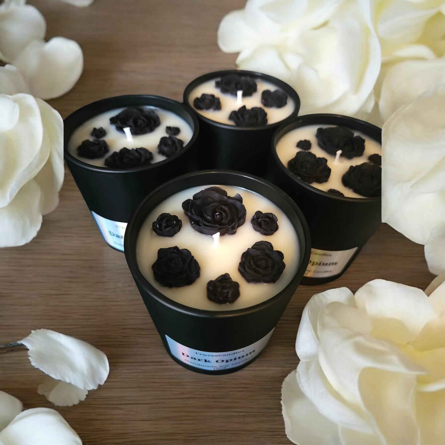 Dark Opium Scented Handmade Soy Candle 10oz