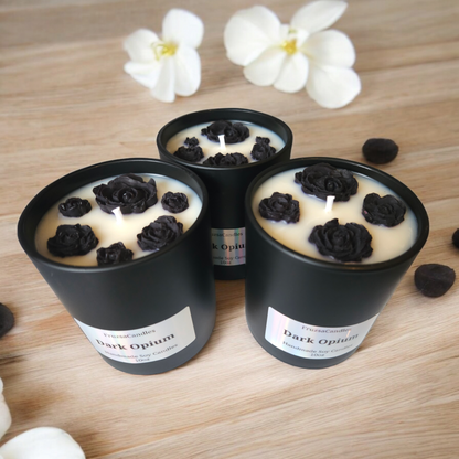 Luxury Black Opium Scented Candle/Perfume Candle/Two wick Candle/Soy Candle